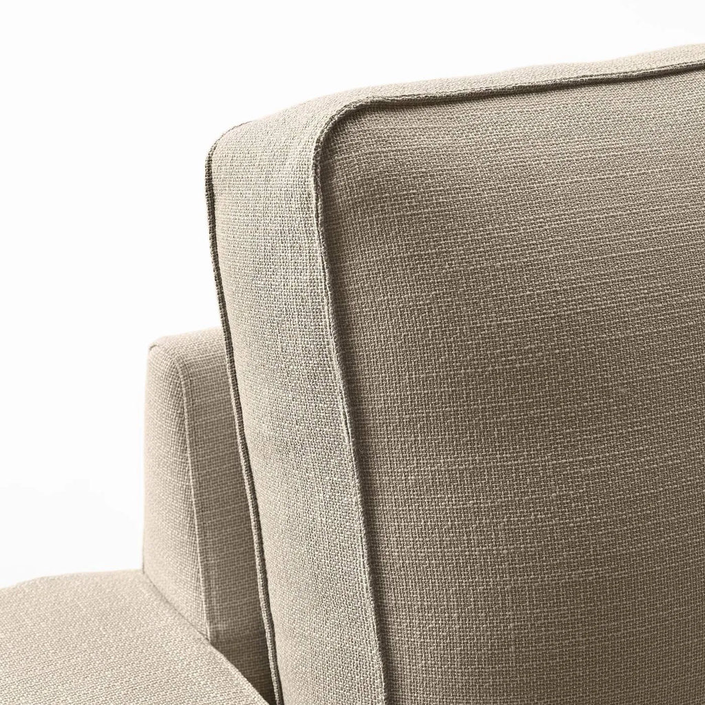 Beige Sofa with Chaise T18202
