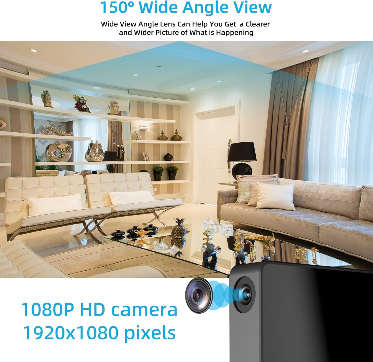 Mini Security WiFi Camera 1080P Wireless Small Home Camera with Motion Detection E6232