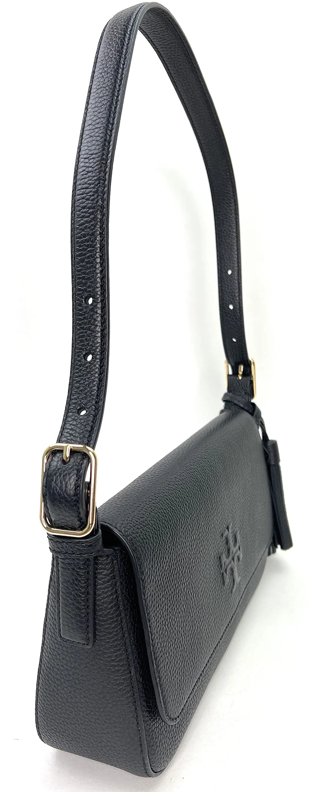Black Flap Shoulder Bag J813808