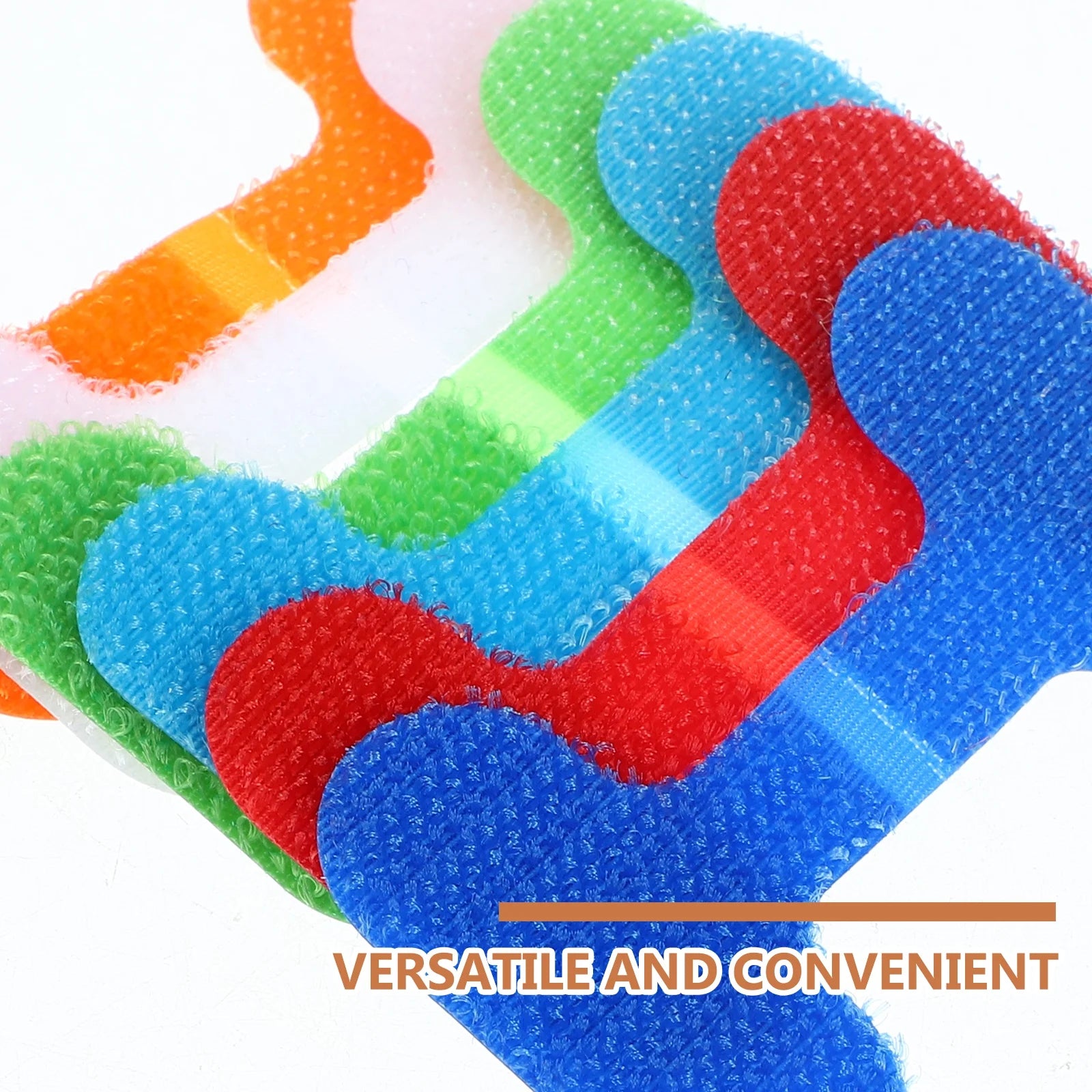 24pcs Assorted Color Nylon Cable Organizers Y10596