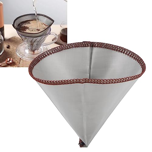 Reusable Coffee Filter Cone Shape 304 Stainless Steel Mesh U748769