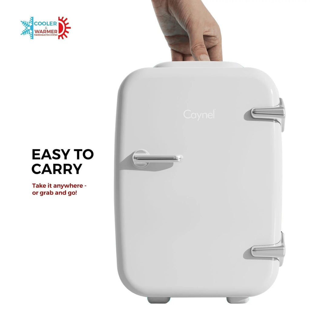 White 4 Liter Mini Fridge Cooler and Warmer K724