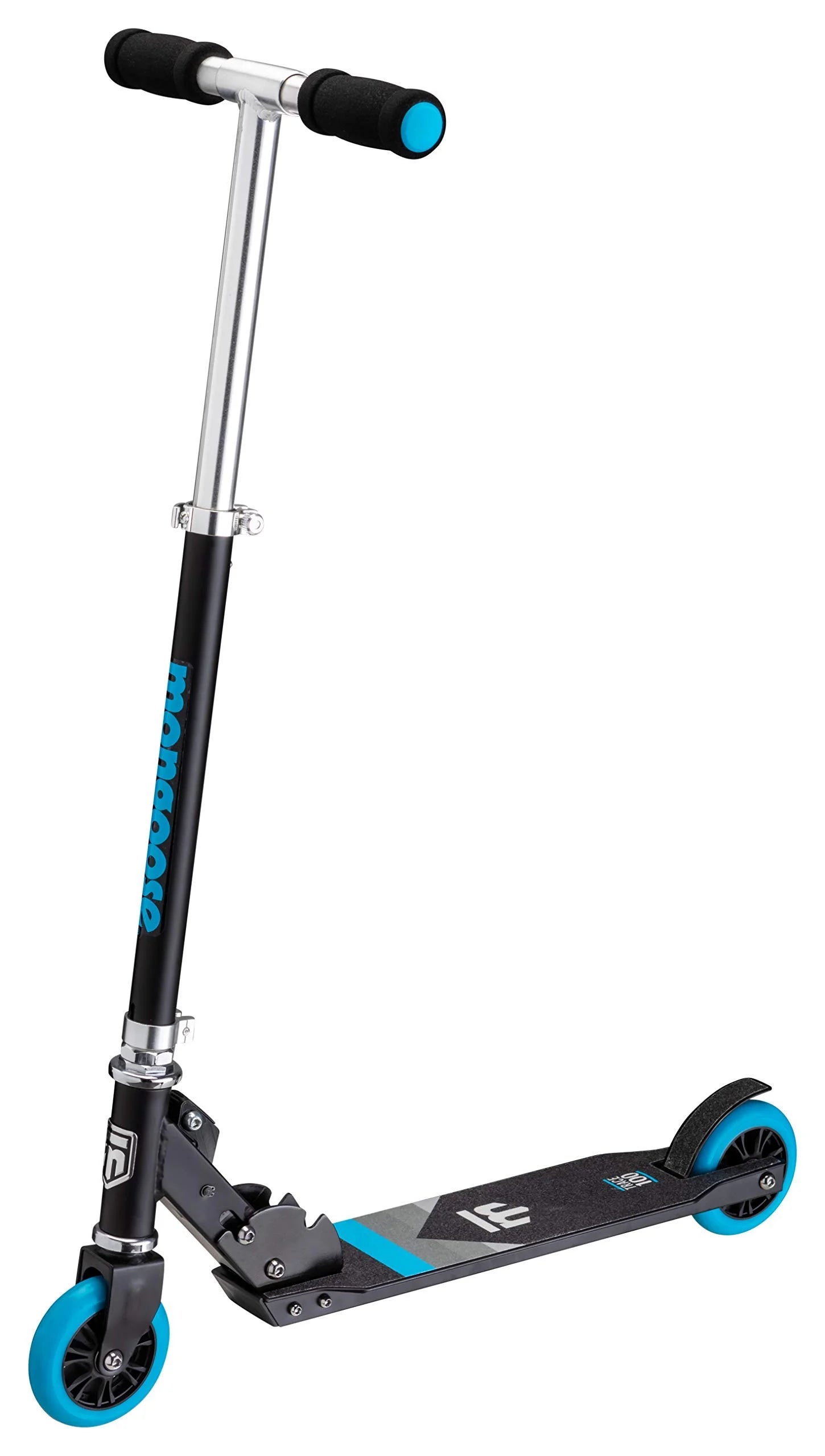 Black/Blue Youth Folding Kick Scooter K618