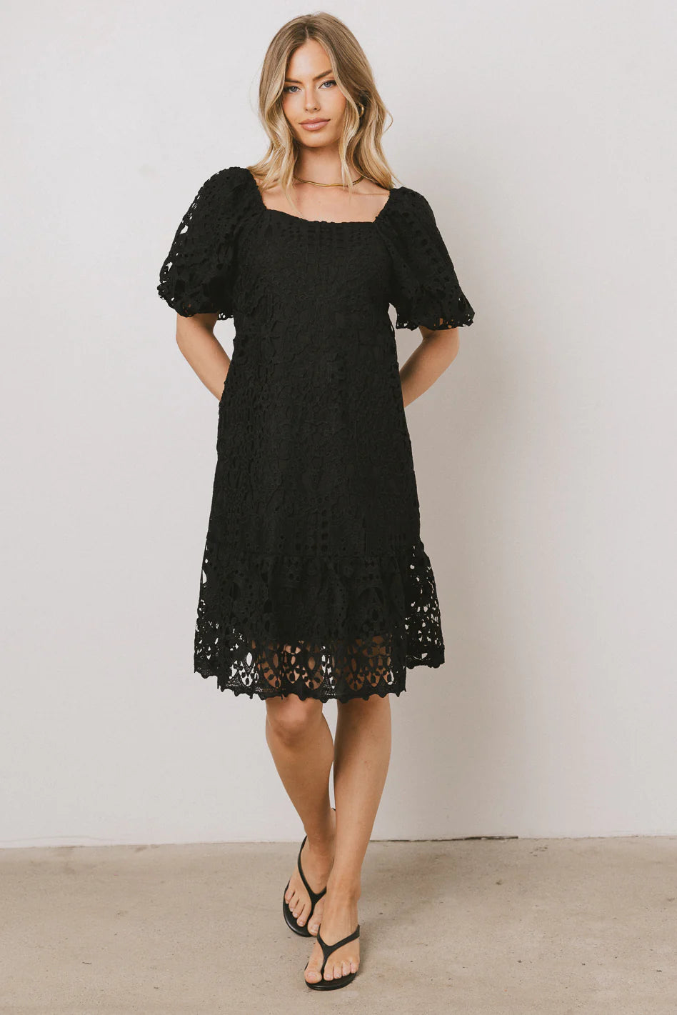 Eyelet Lace Dress D62814