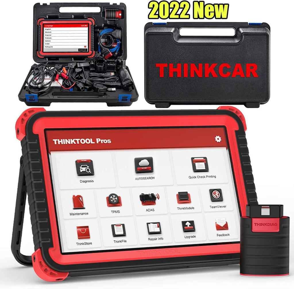 Bi-Directional Scanner Full Systems Diagnostic Scan Tool, 31+ Reset Functions, Key Matching, ECU Coding, ADAS Calibration, 2 Years Update I2253