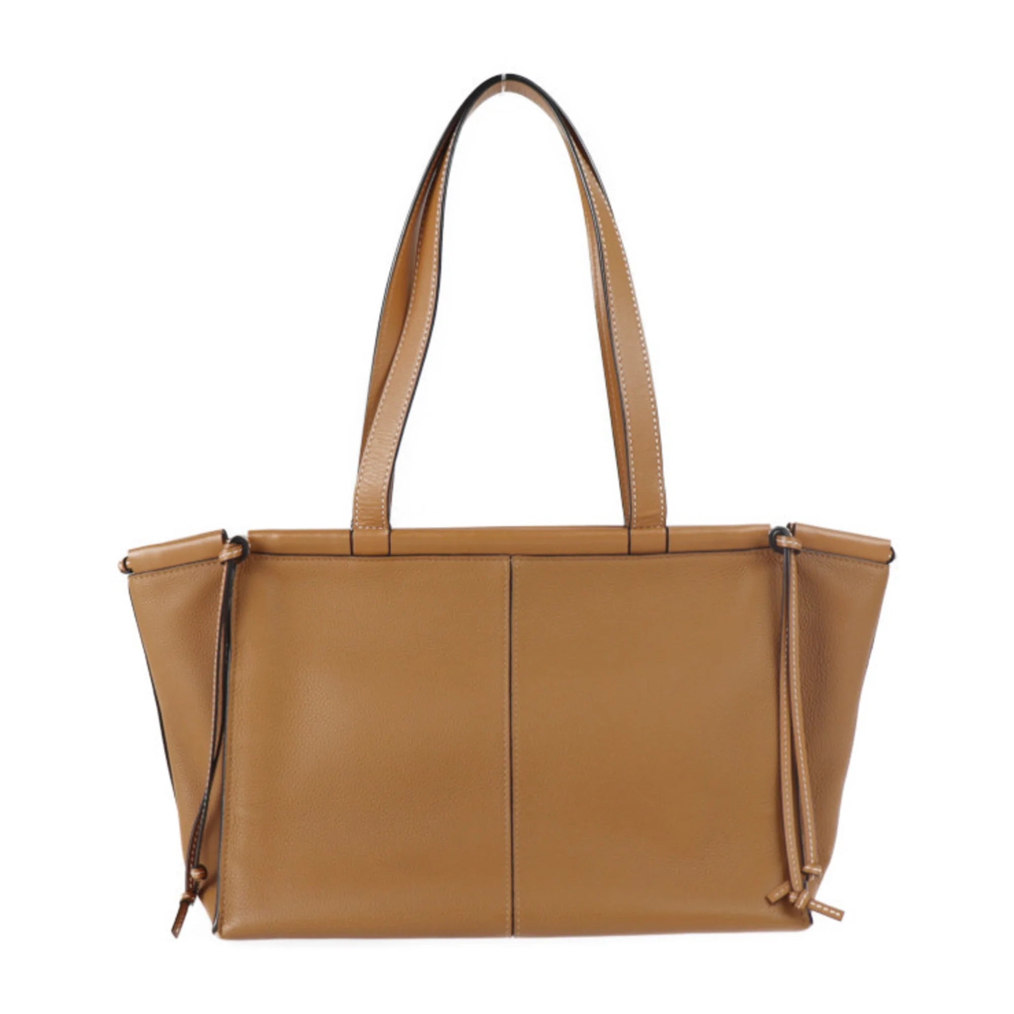 Camel Brown Calf Leather Shoulder Bag K575