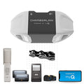 Smart Garage Door Opener, Chain Drive, 1/2-HP Motor, Dual Light N553