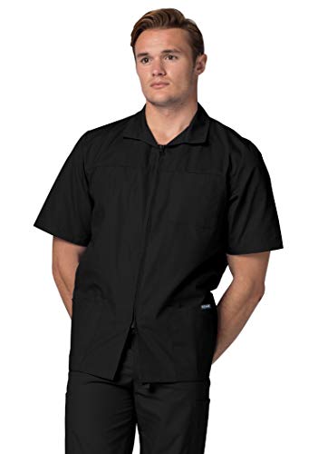 Zippered Short Sleeved Scrub Jacket W768