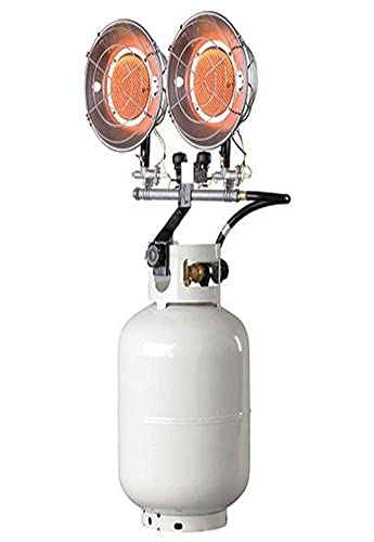 Double Tank Top Outdoor Propane Heater X1600