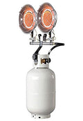 Double Tank Top Outdoor Propane Heater X1600