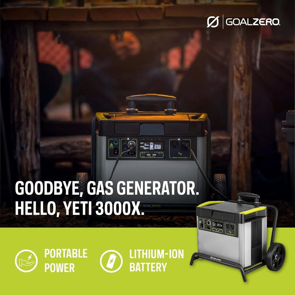 Portable Power Station 3032Wh Lithium Battery Generator 2000 Watt AC Inverter C86802