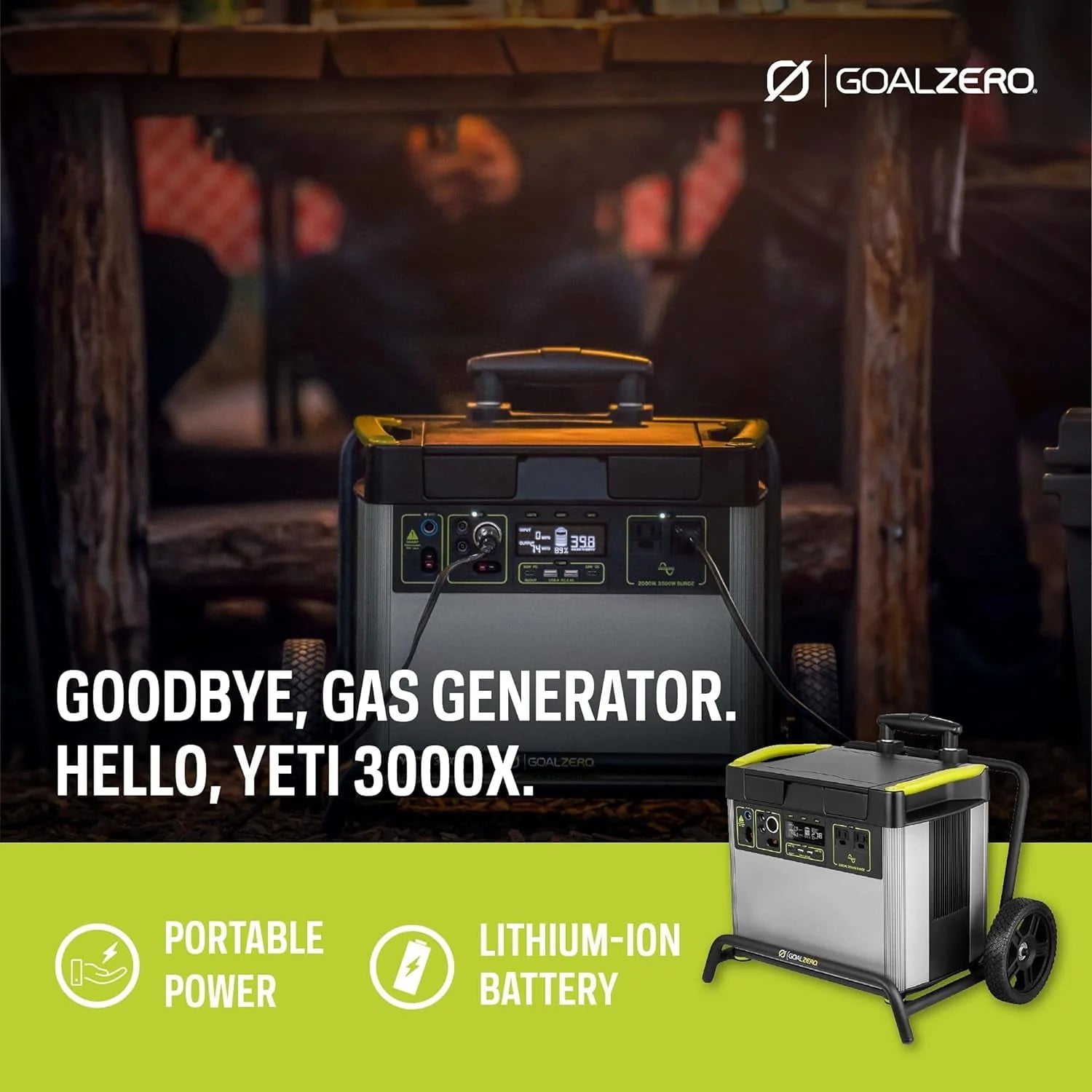 Portable Power Station 3032Wh Lithium Battery Generator 2000 Watt AC Inverter C86802