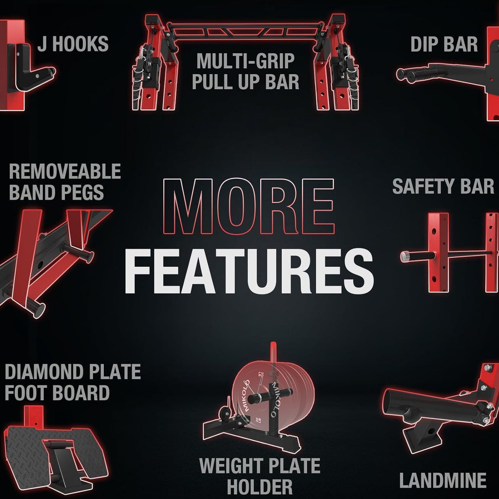 Power Cage with Cable Crossover System and Lat Pull Down System C26008