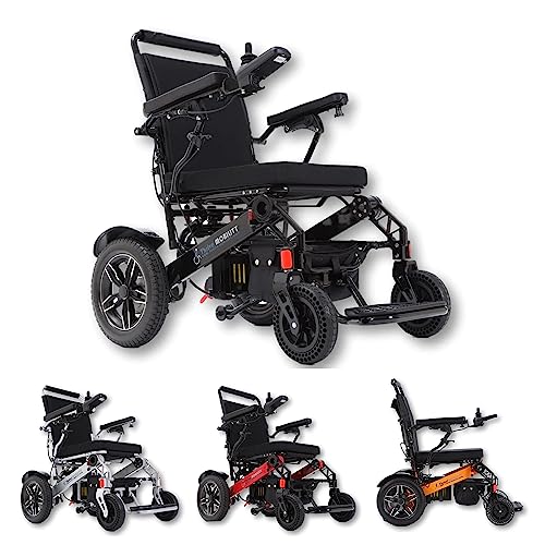 Lightweight Fold Electric Wheelchair (Blue, 17 Inches Seat Width) E256630