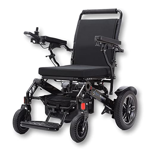 Lightweight Fold Electric Wheelchair (Blue, 17 Inches Seat Width) E256630