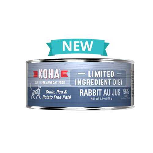 Limited Ingredient Diet Rabbit Pate Wet Cat Food X224636