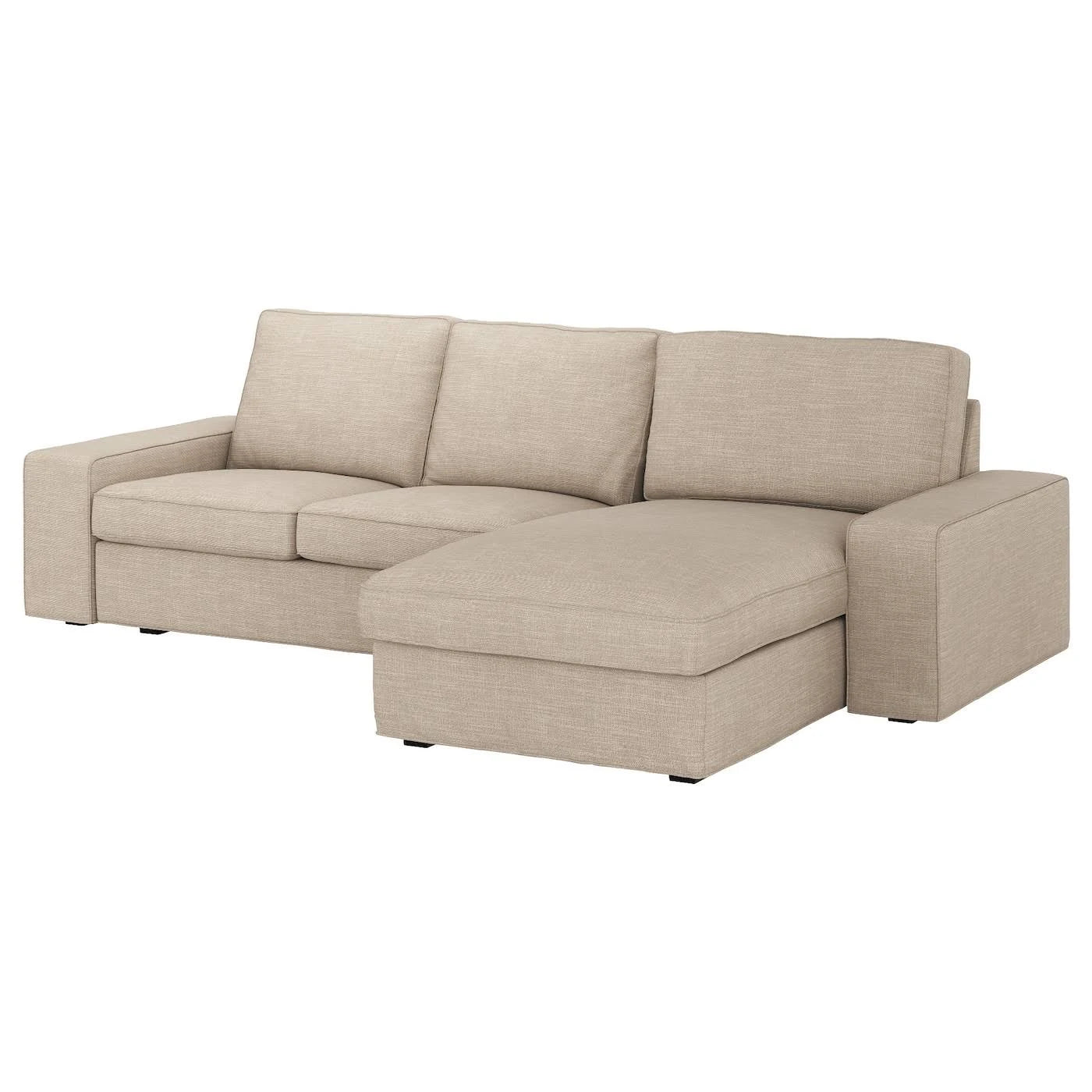 Beige Sofa with Chaise T18202