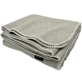 100% Virgin Wool Blanket, 90" x 78", Charcoal, Full Size D691086