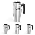 16 Ounce Matte Stainless Steel Vacuum-Insulated Travel Mug C22046