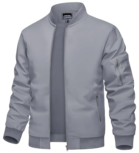 Lightweight Bomber Jacket with Pocket U112