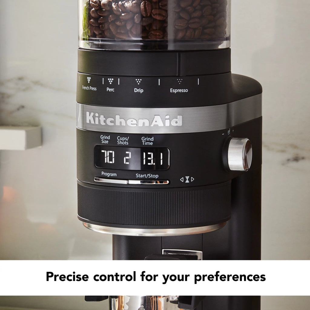 Black Matte Burr Coffee Grinder T1182