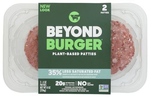 8 oz Plant-based Burger Patties (8 Pack, 16 Patties Total) E5383