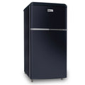 3.5 Cu Feet Two Door Mini Fridge with Freezer, Black D1960