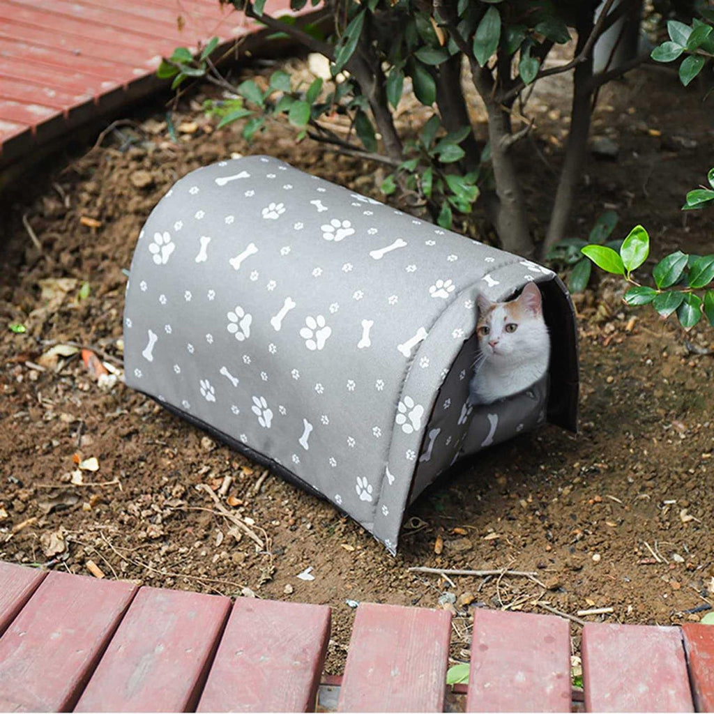 Weatherproof Foldable Cotton Filled Cat House N172554