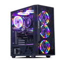 Gaming PC Desktop Computer, AMD Ryzen 5 4500 3.6GHz, RX6600, 16GB DDR4, 500GB NVME SSD, 6 RGB Fans P606608