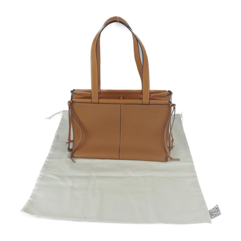 Camel Brown Calf Leather Shoulder Bag K575