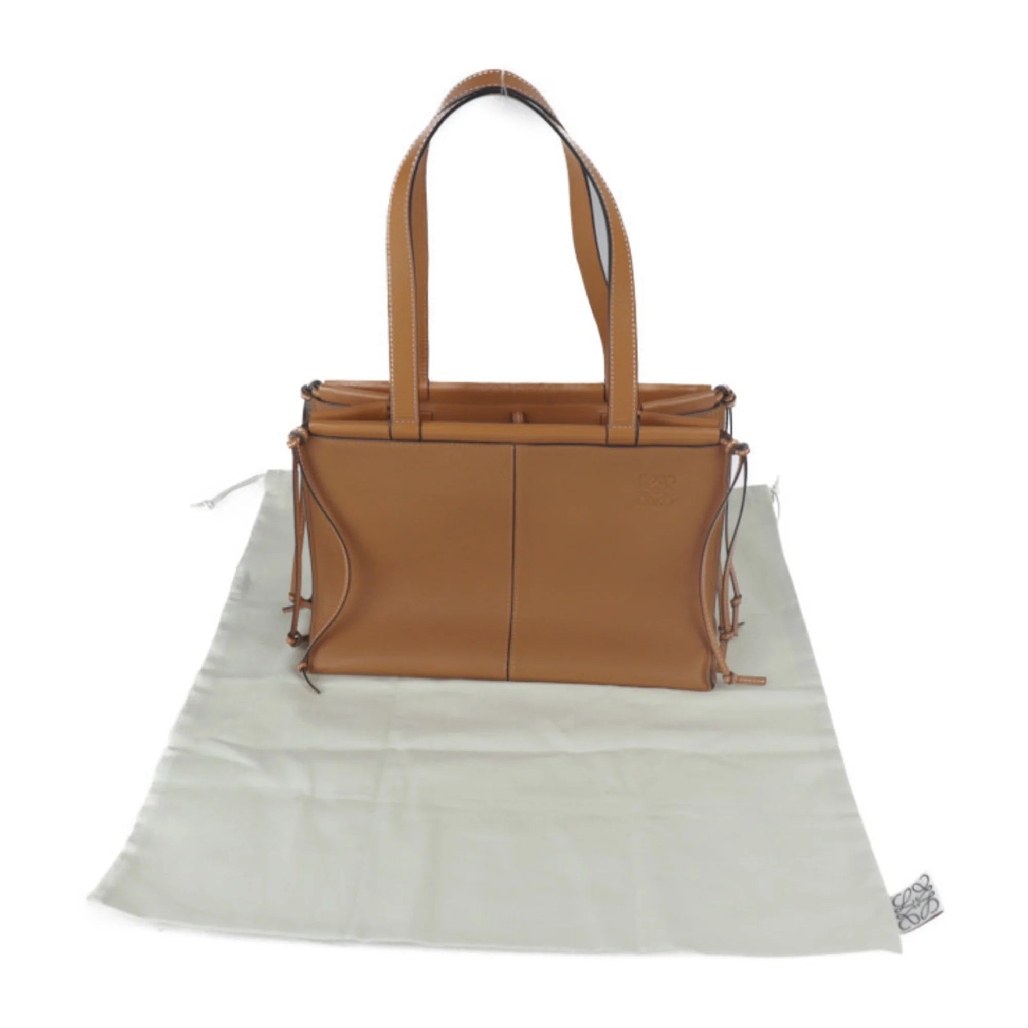 Camel Brown Calf Leather Shoulder Bag K575