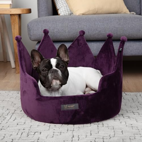 Royal Gray 18" Washable Micro-Plush Round Pet Bed X959