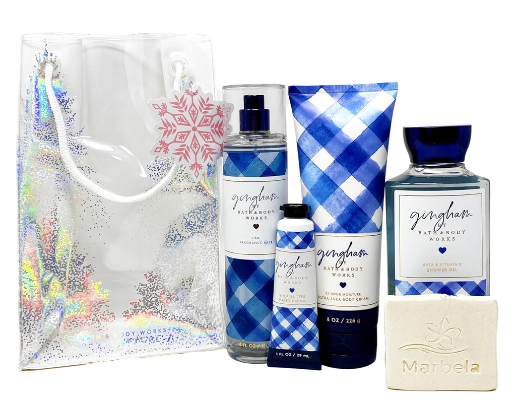 Gift Bag Set with Fine Fragrance Mist, Body Cream, Shower Gel and Hand Cream B46056