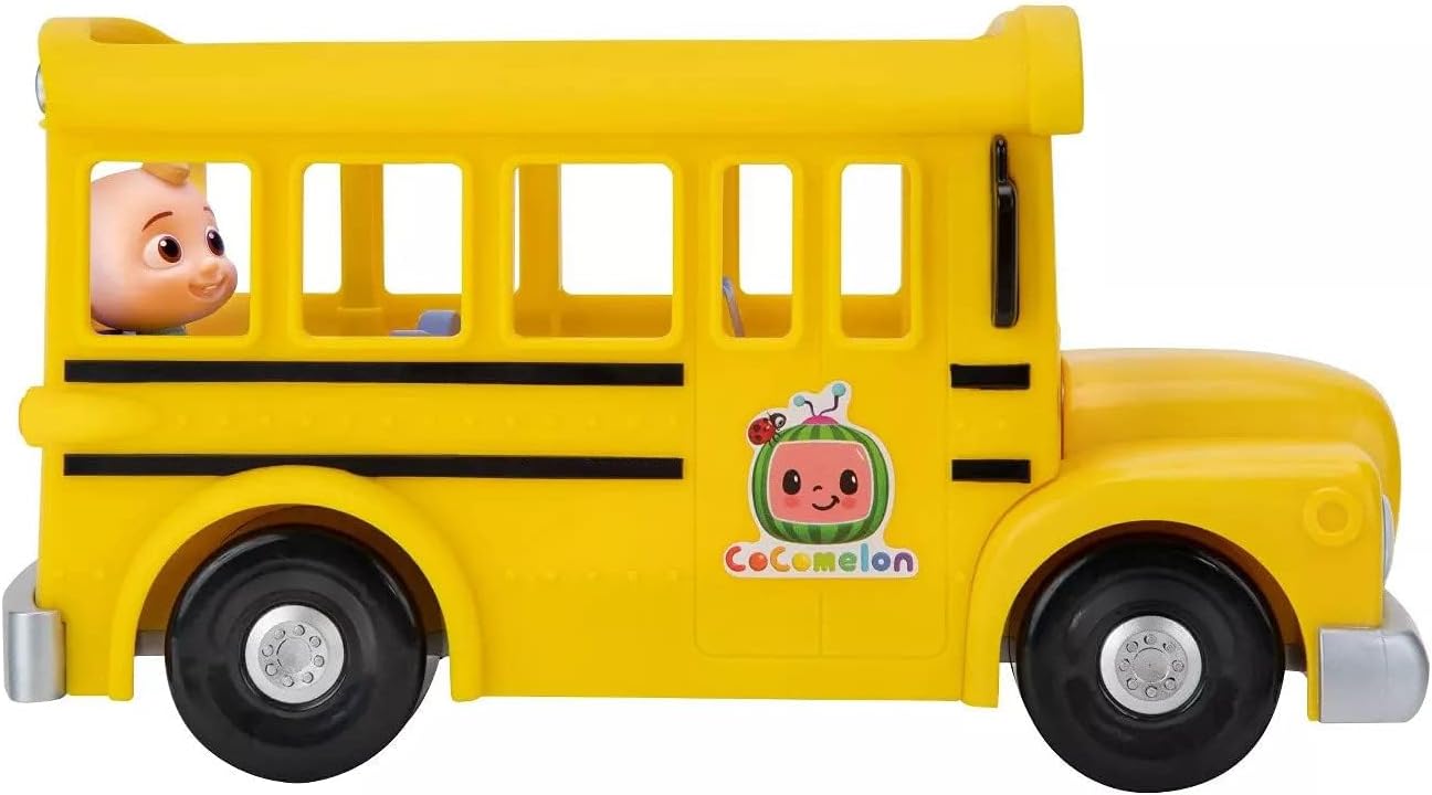 Musical Yellow School Bus with Removable JJ Figure H71954