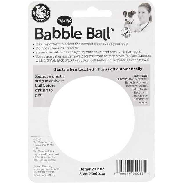 Talking Babble Ball Medium C834