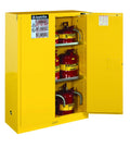 2 Door Self Closing Flammable Safety Cabinet, 45 gal I711443