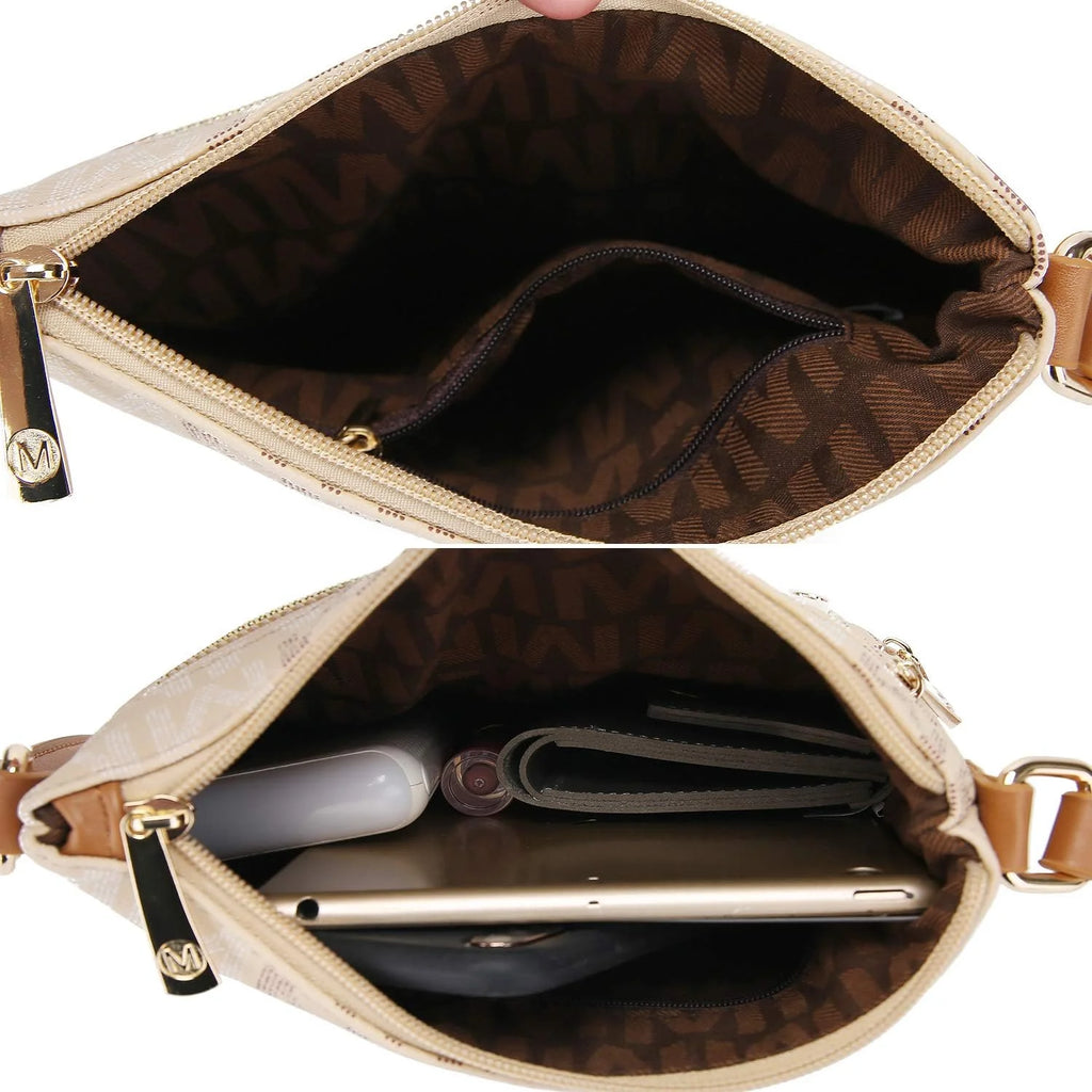 Black Multi Compartments Crossbody S515035