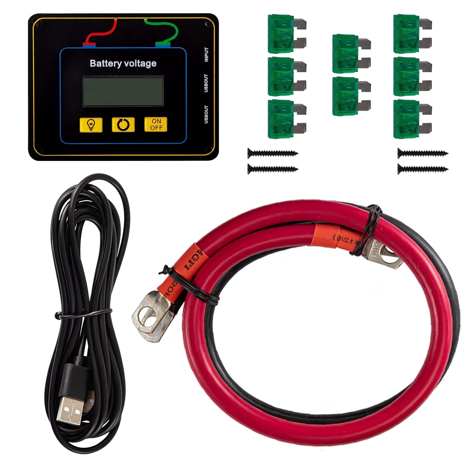 3000W Modified Sine Wave Inverter DC 12V to AC 120V with LCD Display F969