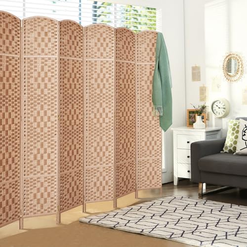 Dark Coffee 4 Panel Room Divider Y740