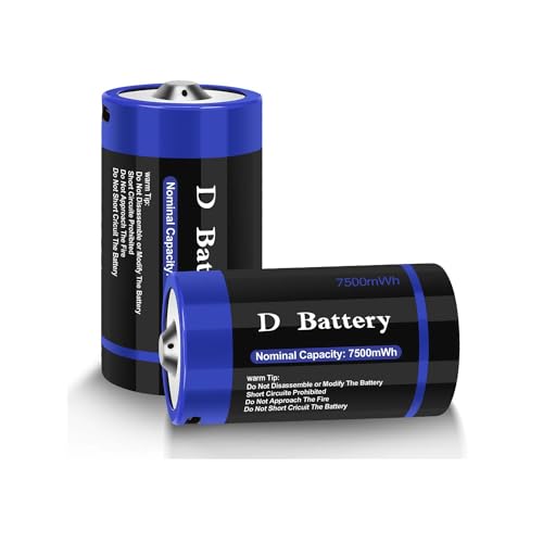 4 Pack Rechargeable C Cell Batteries 1.5v Lithium 4100mWh M311
