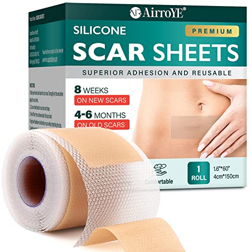 Silicone Scar Sheets, 1.6"x 120" Roll F55941