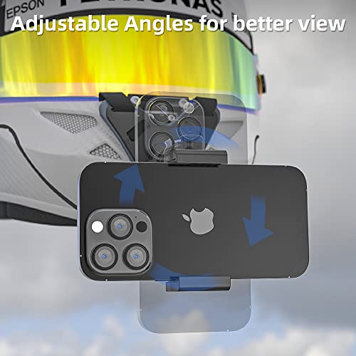 Motorcycle Helmet Chin Strap Mount with Phone Clip A4699