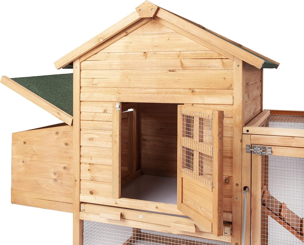 Natural Wood Chicken Coop G2367