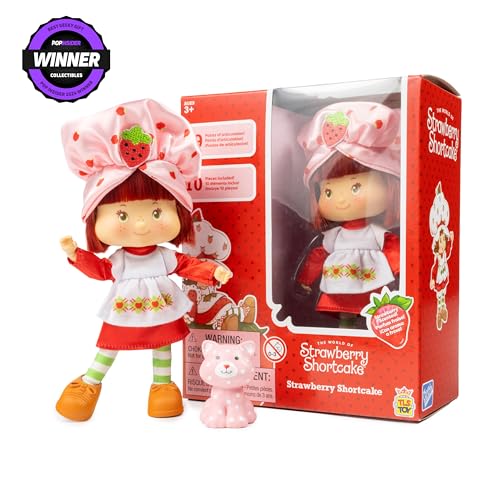 Strawberry Shortcake 5.5-inch Poseable Sweet Scented Fashion Doll with 4 Surprise Reveal Accessories V329376