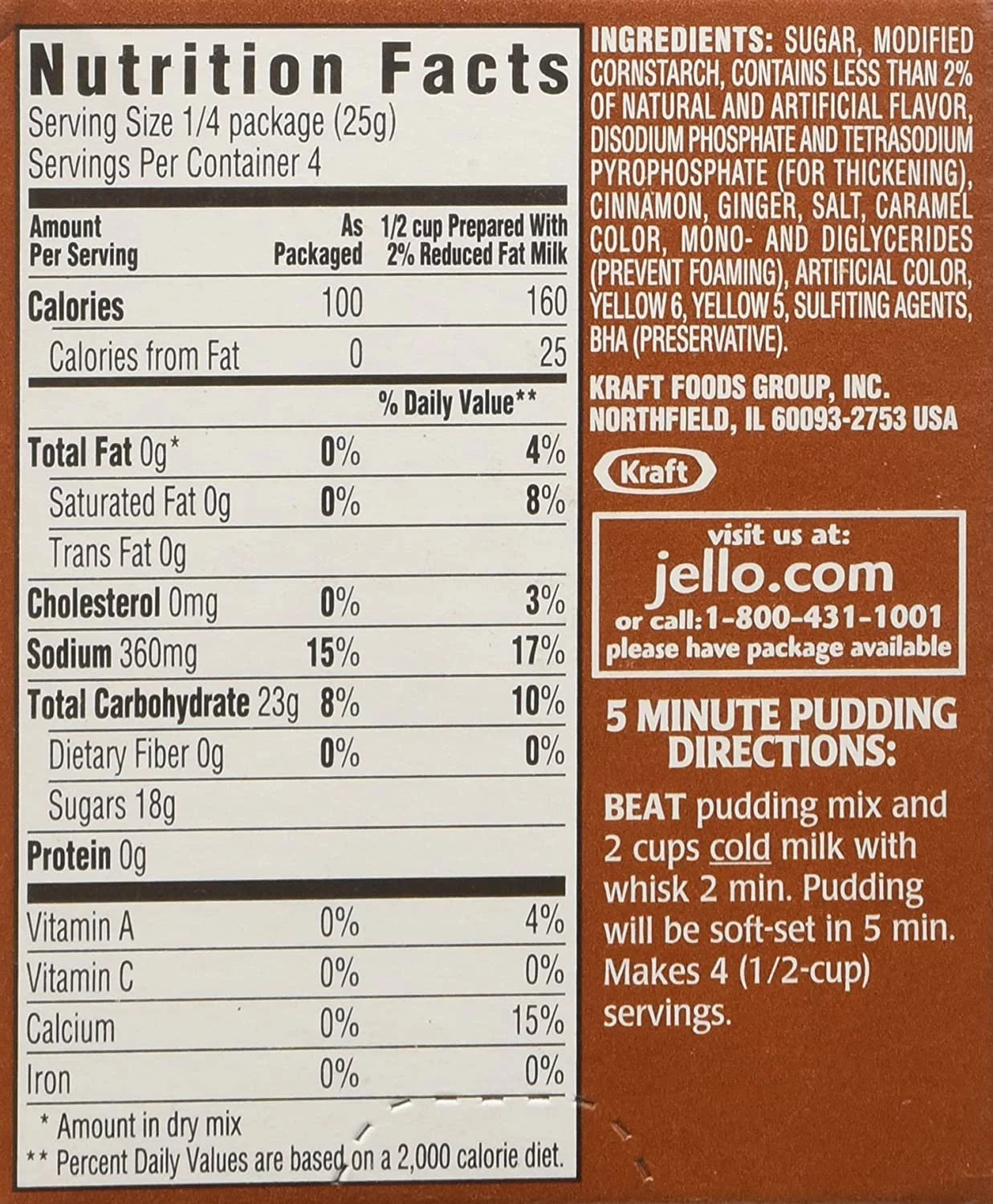 Pumpkin Instant Pudding & Pie Filling, 3.4-ounce Boxes (Pack of 8) U9496