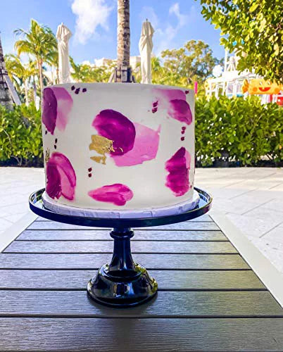 Black Pedestal Cake Stand Q77368