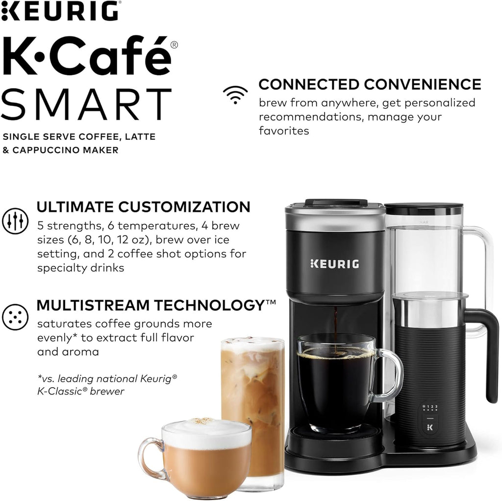 Single Serve K-Cup Pod Coffee, Latte and Cappuccino Maker W695507