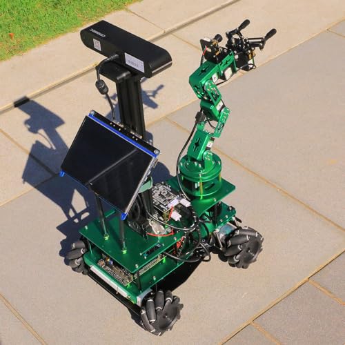 ROS Robotic Kit with 6DOF Robot Arm Mecanum Wheel Chassis R775