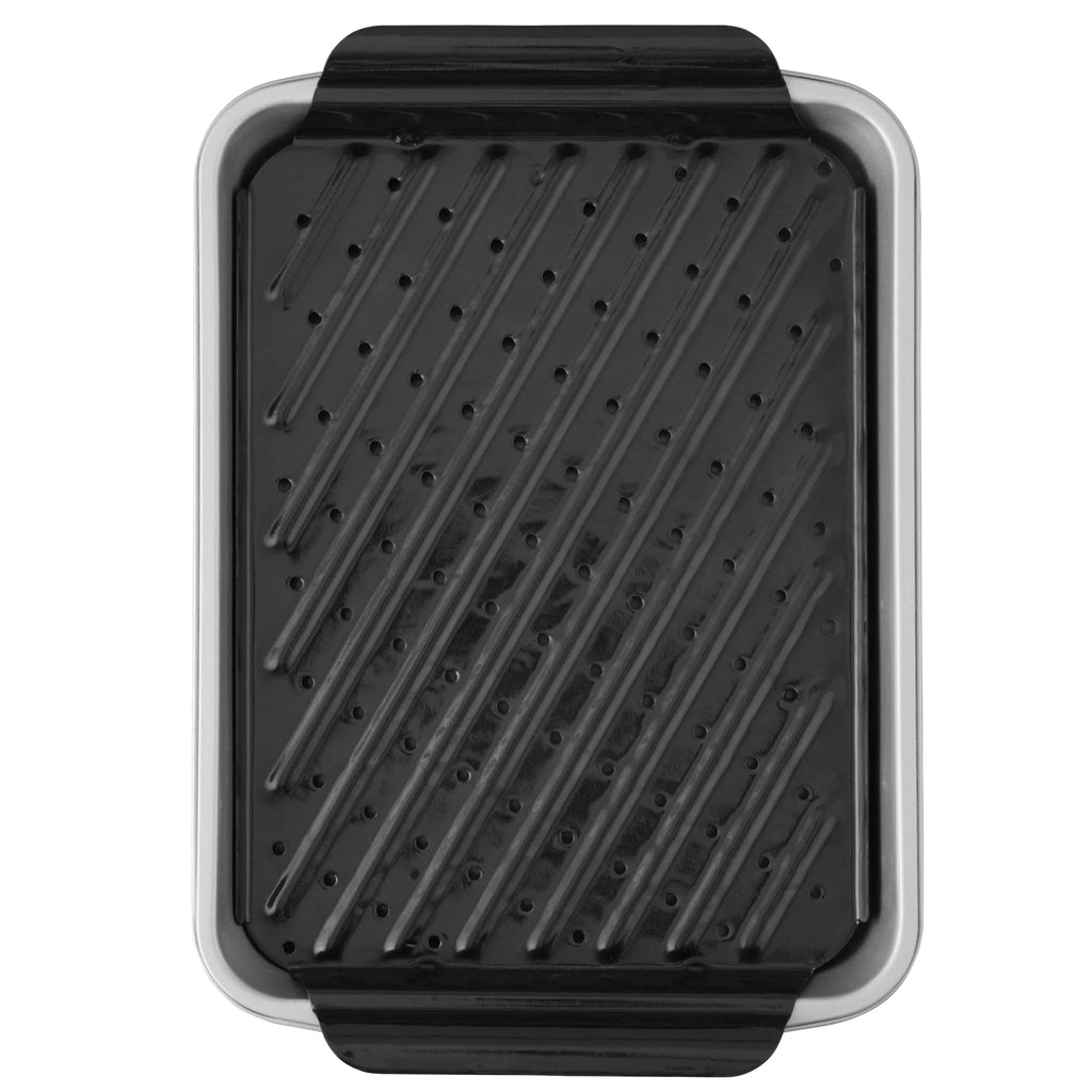 Large Non-Stick Broiler Pan Set, 14 x 11-Inch X10710
