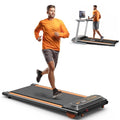 Under Desk Treadmill Walking Pad Machine with LED Display and 12 Preset Programs Portable Jogging Machine O323